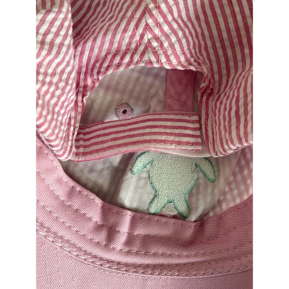 Destin, Florida Pink White Striped‎ Ball Cap Hat Adjustable Baseball - Picture 6 of 6